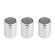 3PCS Stainless Steel Seasoning Shaker Chocolate Shaker Pepper Sugar Powder Cocoa Flour Cooking Tools Size S M L Spice Tools