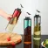 650ml Stainless Steel Glass Oil Bottle Leak-Proof Oiler Household Kitchen Soy Sauce Vinegar Tank