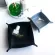 Jinserta Pu Leather Folding Tray Jewelry Display Plate Earrings Rings Cosmetic Organizer Desk Key Coin Watch Sundries Box