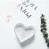 Nordic Ceramic Love-Shape Jewelry Dish Plates Rings Round Snack Candy Heart-Shaped Storage Tray Snack Wedding Decor Crafts 10cm