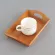 Wooden Cutlery Tray Practical Bamboo Rectangle Desk Dinnerware Beef Steak Fruit Snack Food Storage Plate Household Products