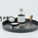 1 Piece Solid Color Round Storage Tray Portable Bedroom Table Decorative Cosmetics Jewelry Sundries Display Organizer