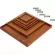 Wooden Tray Japanese Brown 30cm Square Rectangle Coffee Tea Set Tableware Pallet Food Plate Home Kitchen Storage Supplies