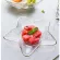 Phnom Penh Transparent Glass Shell Storage Tray Plates Party Candy Sushi Salad Dessert Snack Jewelry Decoration Dishes