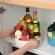 Multifunctional Bathroom Storage Box Rotatable Kitchen Storage Tray with Handle Anti-Slip Orderly Storage Cocina Organizer