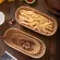 1/2PCS Handmade Oval Rattan Bread Basket Hand-Woven Tea Tray Food Service Platter for Dinner Parties Coffee Breakfast