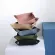 Jinserta Dice Pu Leather Folding Tray Square Phone Key Wallet Coin Key Cosmetic Organizer Desk Sundries Storage Box S