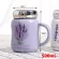 1pcs New 500ml Lavender Cartoon Ceramic Mug With Cover 4 Style Mirror Seal Leakproof Coffee Milk Tea Cup For Friend