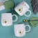 CUTE CARTOON BONE CHINA COFFEE MUG BONE CHINA AFTERNOON TEA CUPS CERAMIC MUG COFFEE BOX Free Shipping Box