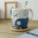 British Hand-Painted Ceramic Cup Creative Cartoon Bus Cup Personality Retro Car Mug Breakfast Milk Coffee Child Cup