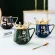 Cute Crown Coffee Mugs Large Capacity Cups With Lid Spoon Crown Theme Cup S Tazas De Ceramica Creativas Girlfriend