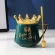 Cute Crown Coffee Mugs Large Capacity Cups With Lid Spoon Crown Theme Cup S Tazas De Ceramica Creativas Girlfriend