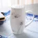 Nordic Large Bone China Coffee Mug With Lid Ceramic Tumbler Teacup Porcelain Enamel Household Breakfast Milk Cup