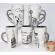 1pcs 450ml The Castle Style Creative Ceramic Art Mug Cup Hand-Painted Embossment Impression Tree Cup Milk Tea Cup