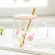 Japan Cute Sakura Mug Glass Transparent Women Office Water Cups Filter Tea Separation Cup Pink Kubek Self Stiring Mugs Ab50CU
