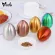 Salt Cellar Spice Pepper Shaker Egg Shaped Spice Container Stainless Steel Condiment Bottle Kitchen Gadgets Seasoning Organizer