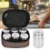 6pcs/Set Portable Seasoning Jar Salt and Pepper Pot Kitchen Seasoning Candoor Camping BBQ Kitchen Gadgets