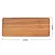 Handmade Wood Lovesickness Wood Rectangular Oval Solid Wood Pan Fruit Dishes Saucer Tea Tray Dessert Dinner Plate Tableware