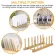 Kitchen Dish Drain Rack Dinnerware Storage Organization Drying Shelf Wooden Book Cups Display Stand Drainer Holder