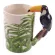 CREATIVE CRAMIC Animal Mugs Coffee Cup Cute Parrot Woodpecker Stereo Hand-Painted 3D Animal Cups and Mugs Travel Mug Drinkware