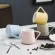 Couple Cup Ceramic Mug With Lid Spoon Ins Trend Drinking Cup Home Breakfast Milk Cup Female Korean Version Coffee Mugs Travel