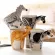 Ceramic Coffee Milk Mug Creative 3D Animal Shape Hand Painted Deer Giraffe Teacup Porcelain Office Water Cup Drinkware