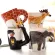 Ceramic Coffee Milk Mug Creative 3D Animal Shape Hand Painted Deer Giraffe Teacup Porcelain Office Water Cup Drinkware