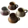 Japanese Retro Ceramic Coffee Cup And Saucer Set Creative Coffee Cup Afternoon Tea Office Mug Stoneware Coffee Cup