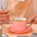240ml Phnom Penh Ceramic Coffee Cup And Saucer Set British Afternoon Tea Set Cup With Tea Cup Saucer And Spoon