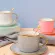 240ml Phnom Penh Ceramic Coffee Cup And Saucer Set British Afternoon Tea Set Cup With Tea Cup Saucer And Spoon