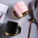 Wourmth Modern Style Mugs Porcelain Couple Coffee Cup Black Tea Cup Mug Creative Golden Handle Cup Office Tea Cup 380ml