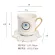 Turkish Ins Wind Light Luxury Ceramic Cup European-Style Small Exquisite Coffee Cup And Saucer Set Home Afternoon Tea Cup