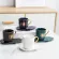 Turkish Ins Wind Light Luxury Ceramic Cup European-Style Small Exquisite Coffee Cup And Saucer Set Home Afternoon Tea Cup