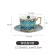 European Style Small Luxury Coffee Cup Dish Tea Cup Set Morocco Style Cup Ins Style English Afternoon Tea Cup