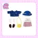 Mell Chan Vintage Preschool Uniform Doll Set Mel School, Vintage Kindergarten Uniform (Authentic copyright, ready to deliver) Mellchan doll Mellchan Doll Set Bath Doll