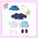 Ao Kun Vintage Preschool Uniform Doll set Ao -kun Friends Mel -chan, Vintage Student (Authentic copyright, ready to deliver) Mell Chan MellChan.