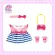 Mell Chan Bow Dress Doll Doll Set (Authentic copyright, ready to deliver) Mel -chan doll, mail, Barbie doll, doll, children's toys, kid toys 3 years