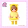 Mell Chan Bear Hooded Dress Doll Doll Set Mel Dress with Bear Pattern Hat (Authentic Copyright) Melchang Melcharan Doll MellChan Dress Girl Kid