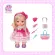 Mell Chan Doll & Hair Arrangement Mel -Chang Hair Curling Doll, Change color & Hair Set (Authentic Copyright Delivery) MellChan Melcharan Purple Hair PopoChan