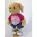 Soft brown coffee bear With a very cool dress Blissbear brand