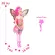 Thetoy toys, angel dolls, comes with a player of 16x A. 7X 28 cm. And doll house