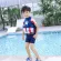 Children swimwear, revenge, American alliance, captain of the United States team, convenient wave sets, delicate drying speed, blue surface