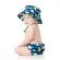 BUMKINS swimming trunks come with a hat. Swim Set has a site 6, 12, 18, 24 months.