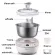 Electric powder mixer with stainless steel bowl 304 bowls, powder mixer, cake, noodle 200 watts, new discount, 1 year warranty, Bear 5l HMJ-A50B1
