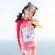 Shuai Zaiwei girl swimsuit, a tuna set, little swan pattern, comfortable fabric, unique love design, full of sporty, cold sun challenges