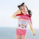Shuai Zaiwei girl swimsuit, a tuna set, little swan pattern, comfortable fabric, unique love design, full of sporty, cold sun challenges