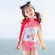 Shuai Zaiwei girl swimsuit, a tuna set, little swan pattern, comfortable fabric, unique love design, full of sporty, cold sun challenges