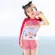 Shuai Zaiwei girl swimsuit, a tuna set, little swan pattern, comfortable fabric, unique love design, full of sporty, cold sun challenges