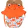 Swimming trunks And UV hat, cute crab pattern