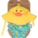 Swimming trunks And UV helmet Naughty little duck pattern